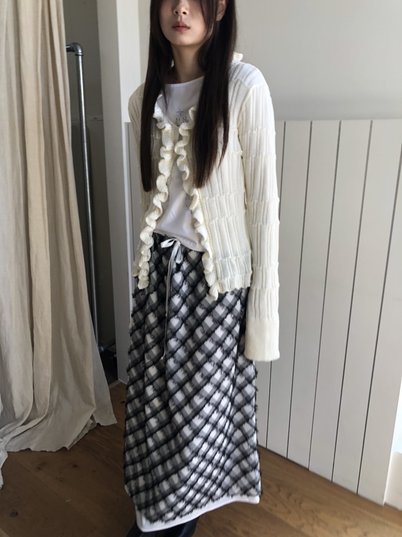 FLASH韓國直郵女士新品休閑時尚真品熱賣25春夏人氣推薦長裙FLASH長裙