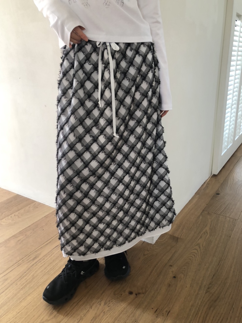 FLASH韓國直郵女士新品休閑時尚真品熱賣25春夏人氣推薦長裙FLASH長裙