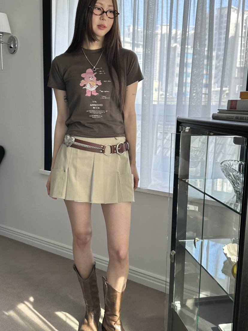 I MFACT東大門實拍女士新品25春夏推薦時尚休閑熱賣人氣短裙I MFACT短裙