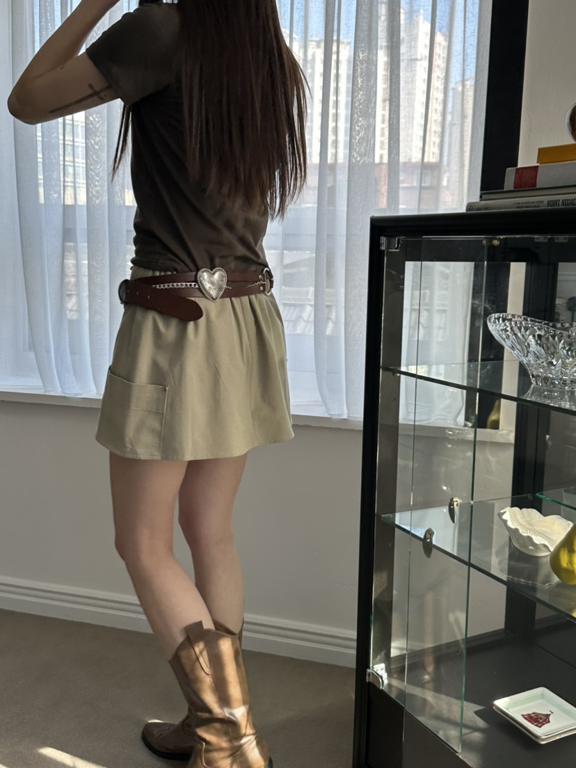 I MFACT東大門實拍女士新品25春夏推薦時尚休閑熱賣人氣短裙I MFACT短裙