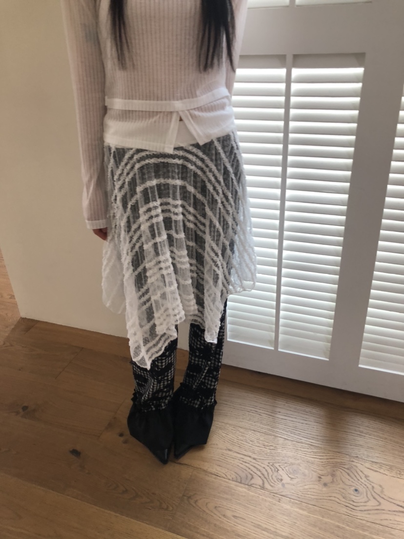 FLASH韓國直郵女士新款時尚熱賣真品休閑25春夏半身裙中短裙FLASH半身裙/中短裙