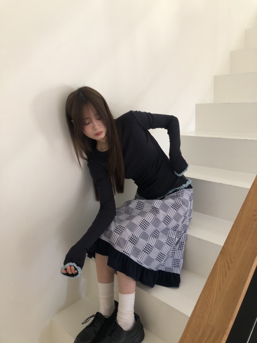 FLASH東大門實拍女裝新款推薦25春夏熱賣休閑時尚半身裙中短裙FLASH半身裙/中短裙