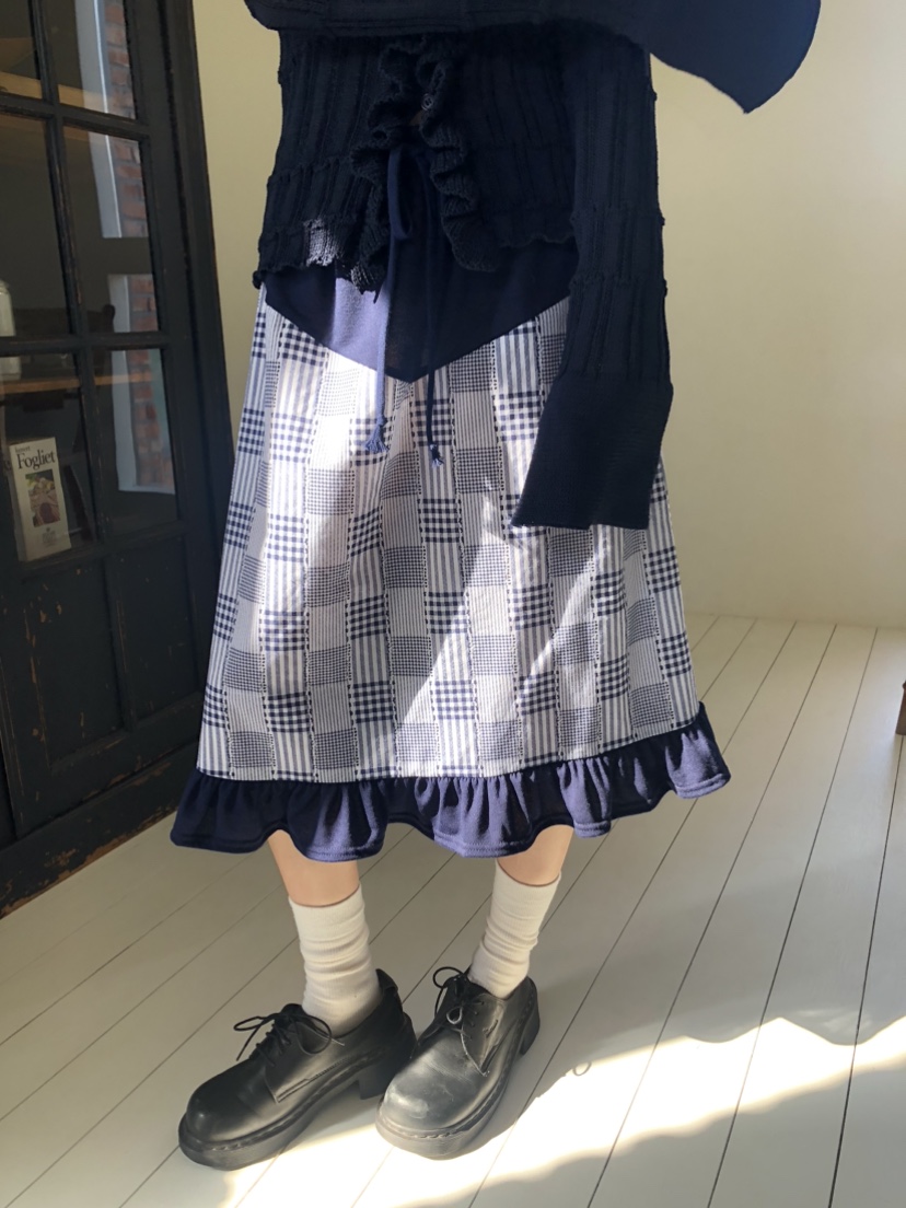 FLASH東大門實拍女裝新款推薦25春夏熱賣休閑時尚半身裙中短裙FLASH半身裙/中短裙