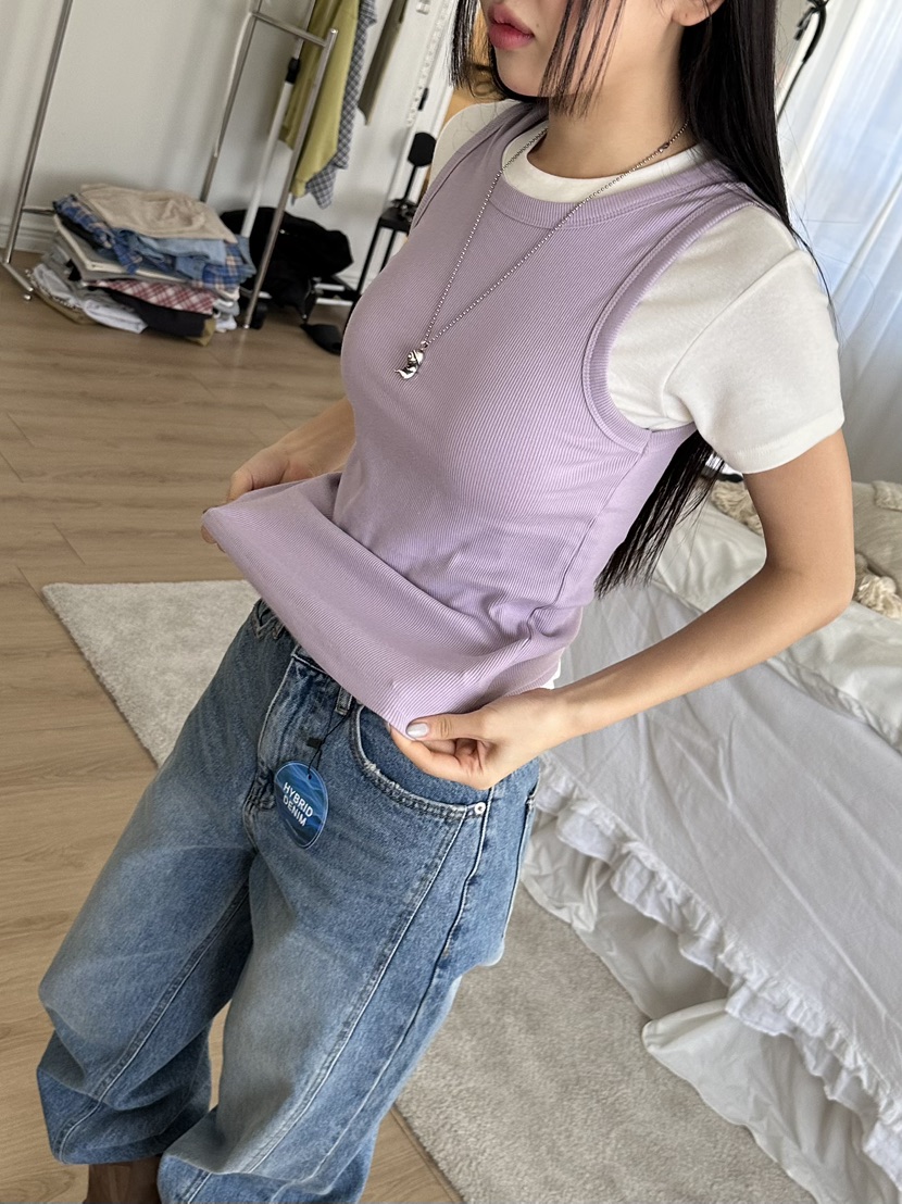 I MFACT東大門實拍女士新款時尚休閑熱賣25春夏推薦吊帶背心I MFACT吊帶/背心