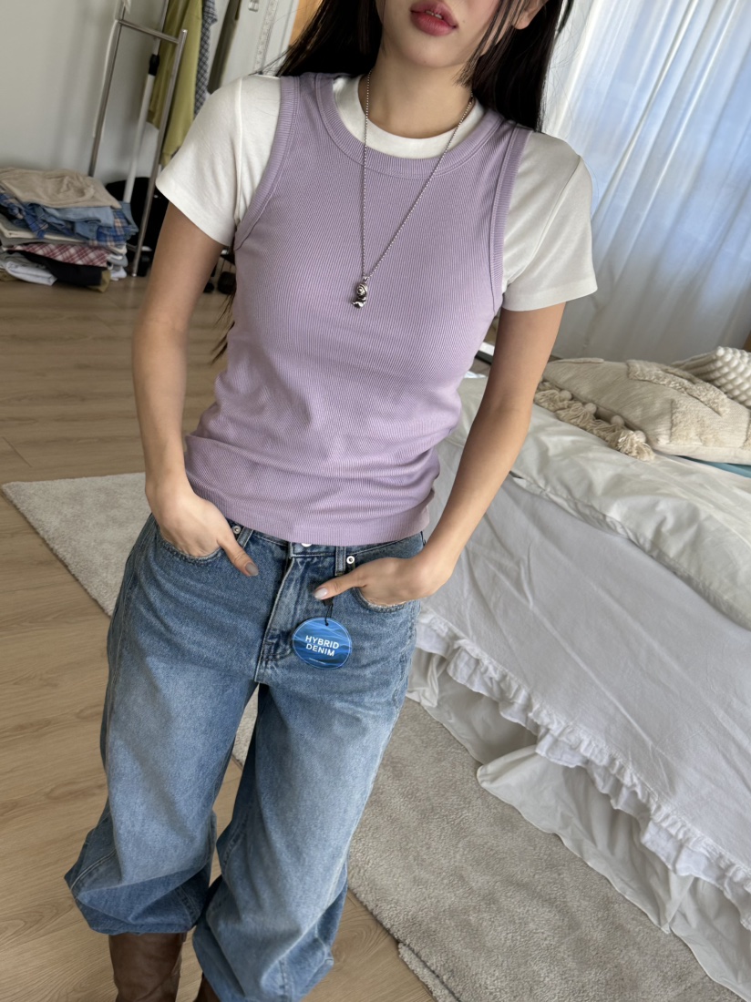 I MFACT東大門實拍女士新款時尚休閑熱賣25春夏推薦吊帶背心I MFACT吊帶/背心