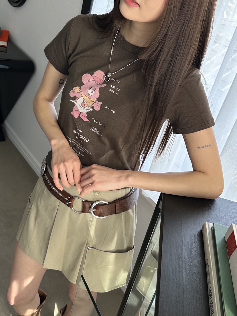 I MFACT東大門代購女士新款休閑熱賣職業推薦時尚25春夏T恤I MFACTT恤圖色1