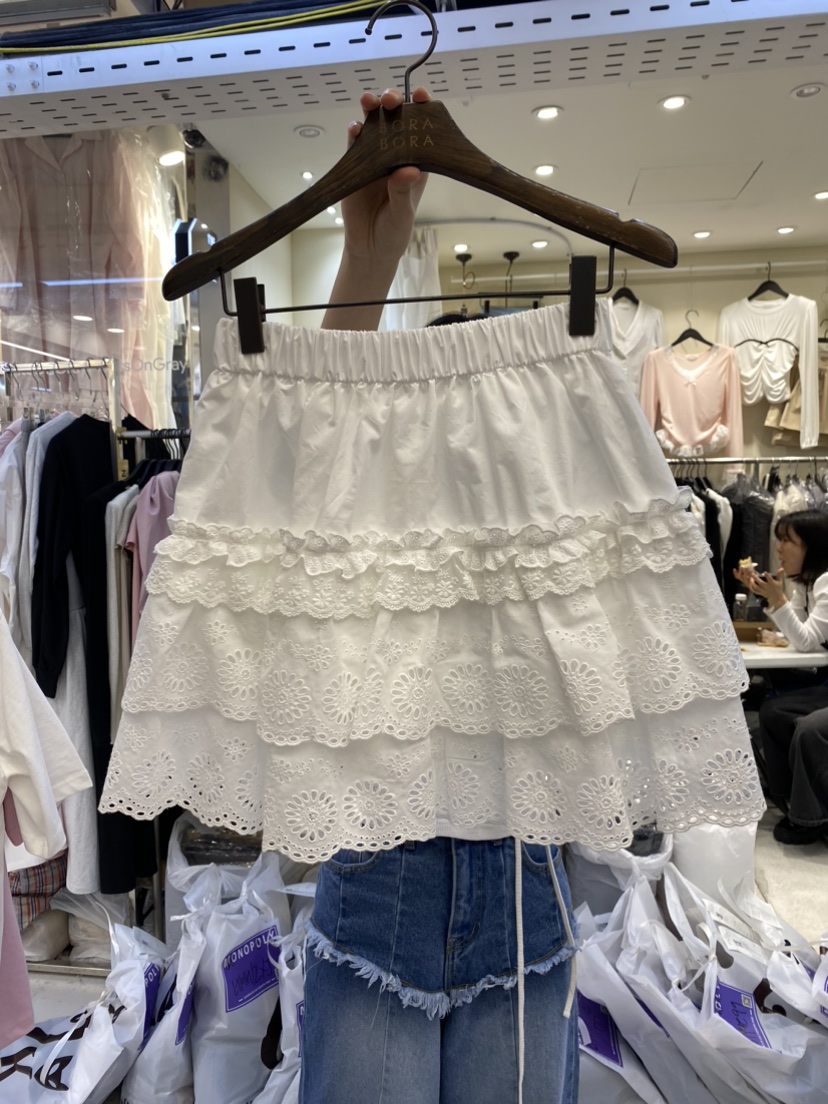 BORA BORA東大門直郵女士新品時尚25春夏休閑職業推薦短裙BORA BORA短裙