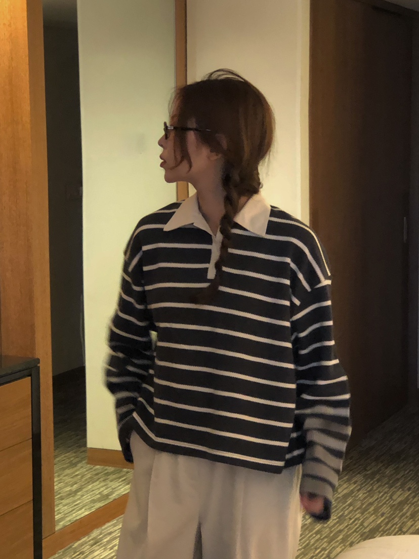 ONDO-P東大門實拍女士新款推薦人氣真品時尚25春夏長袖T恤ONDO-P長袖T恤