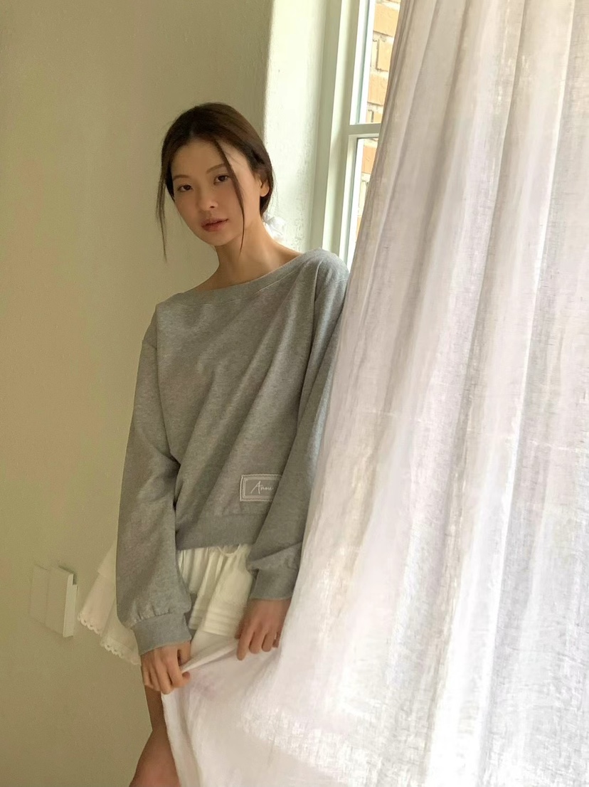 ANOU東大門代購女士新款時尚職業推薦25春夏真品人氣休閑衛衣ANOU衛衣