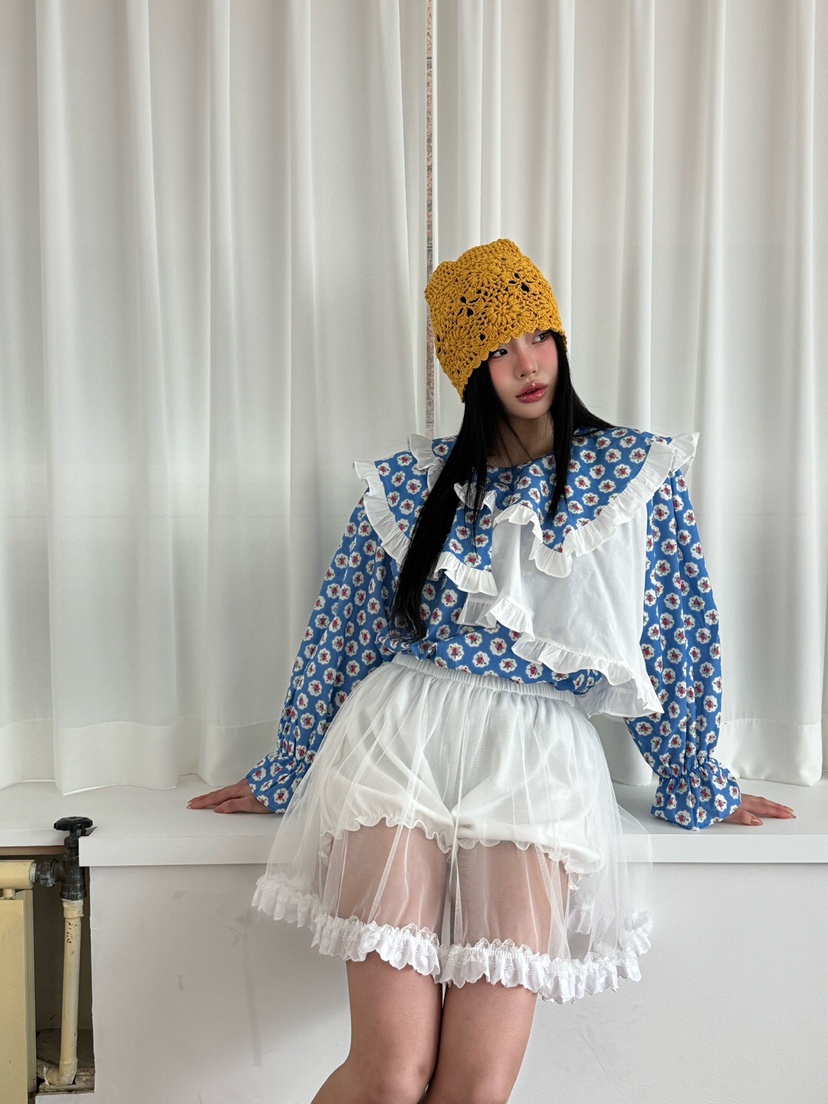 MAISONDEGLORY東大門實拍女士新品熱賣人氣時尚真品襯衫蕾絲衫MAISON DE GLORY襯衫/蕾絲衫