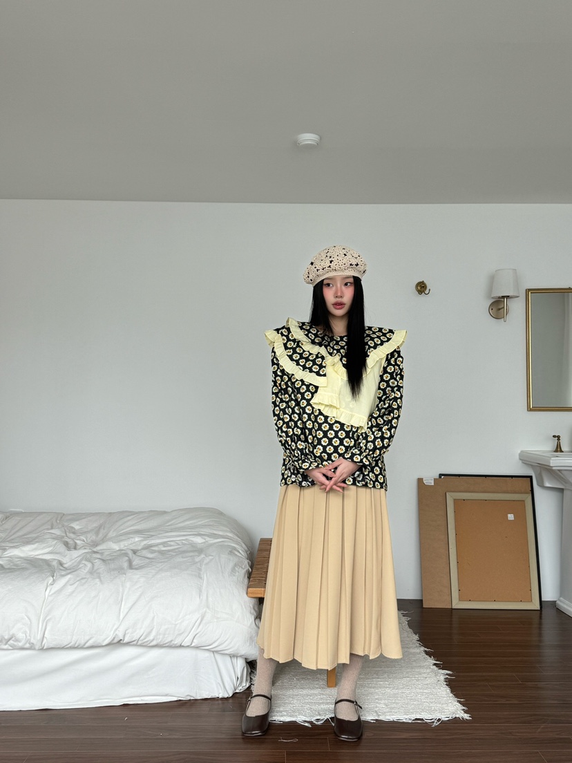 MAISONDEGLORY東大門實拍女士新品熱賣人氣時尚真品襯衫蕾絲衫MAISON DE GLORY襯衫/蕾絲衫