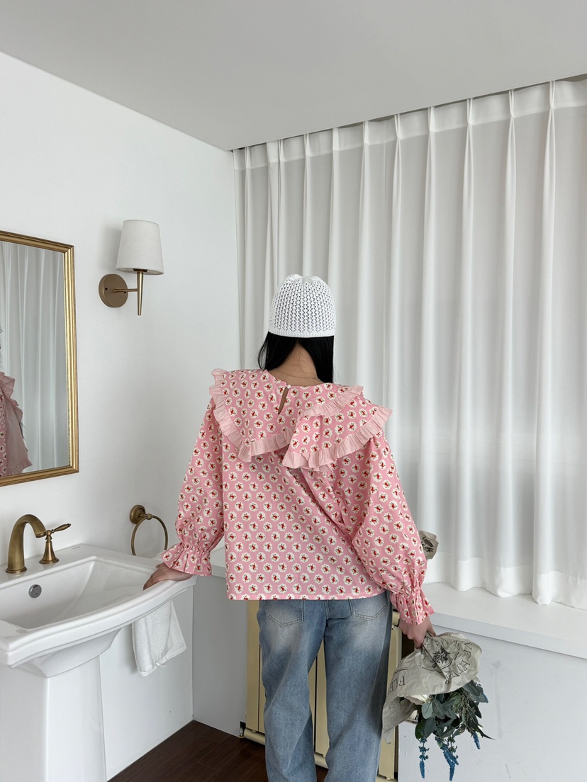 MAISONDEGLORY東大門實拍女士新品熱賣人氣時尚真品襯衫蕾絲衫MAISON DE GLORY襯衫/蕾絲衫