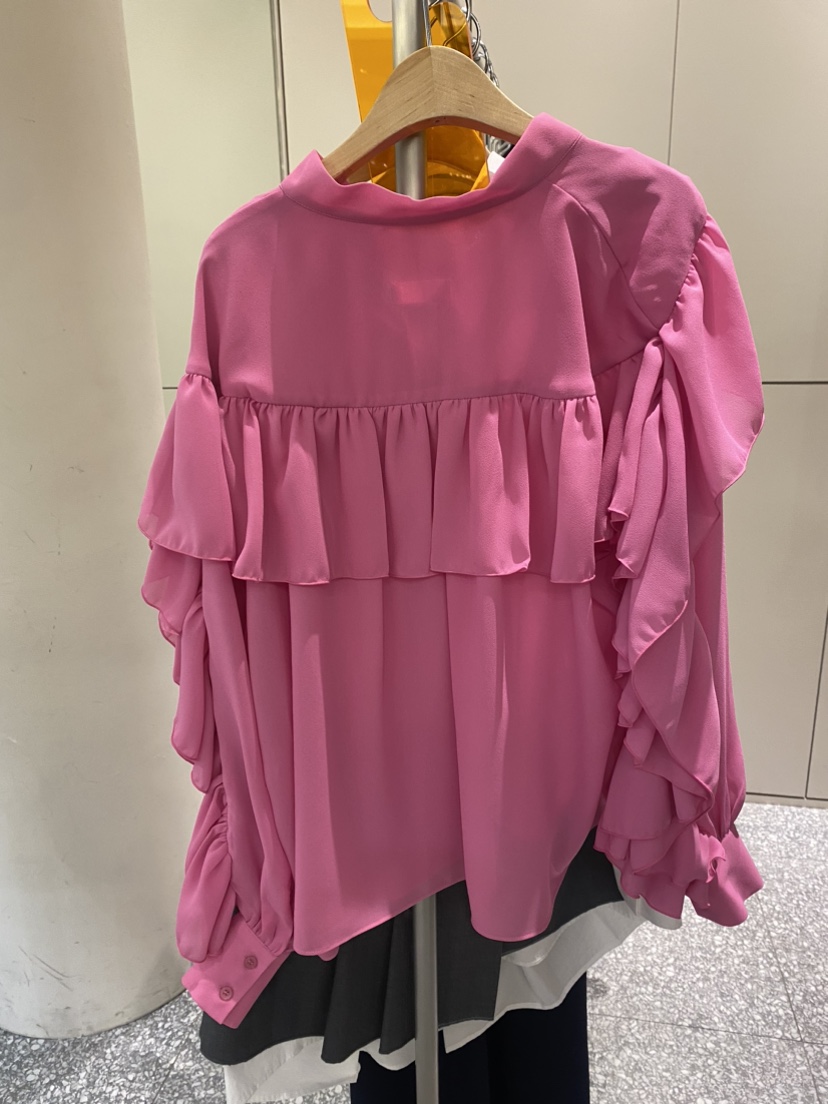SOF韓國代購女士新品真品25春夏人氣休閑職業熱賣襯衫蕾絲衫SOF襯衫/蕾絲衫