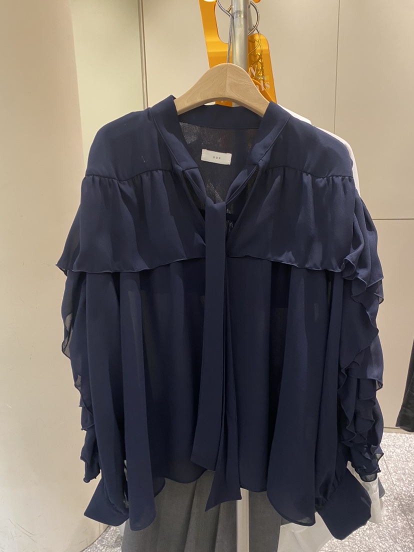 SOF韓國代購女士新品真品25春夏人氣休閑職業熱賣襯衫蕾絲衫SOF襯衫/蕾絲衫圖色3