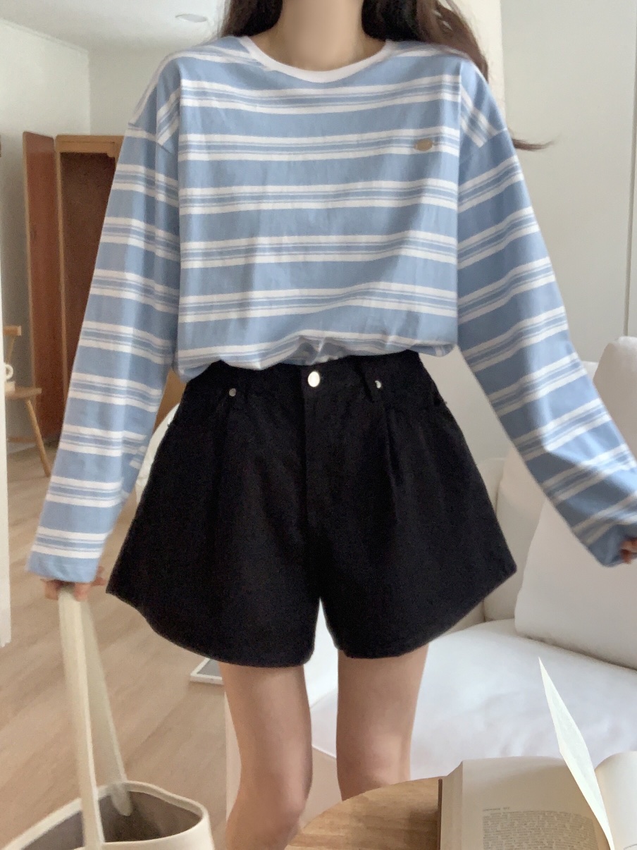 FORMSTUDIO韓國直郵女裝新品人氣職業熱賣休閑時尚短褲喇叭FORMSTUDIO短褲