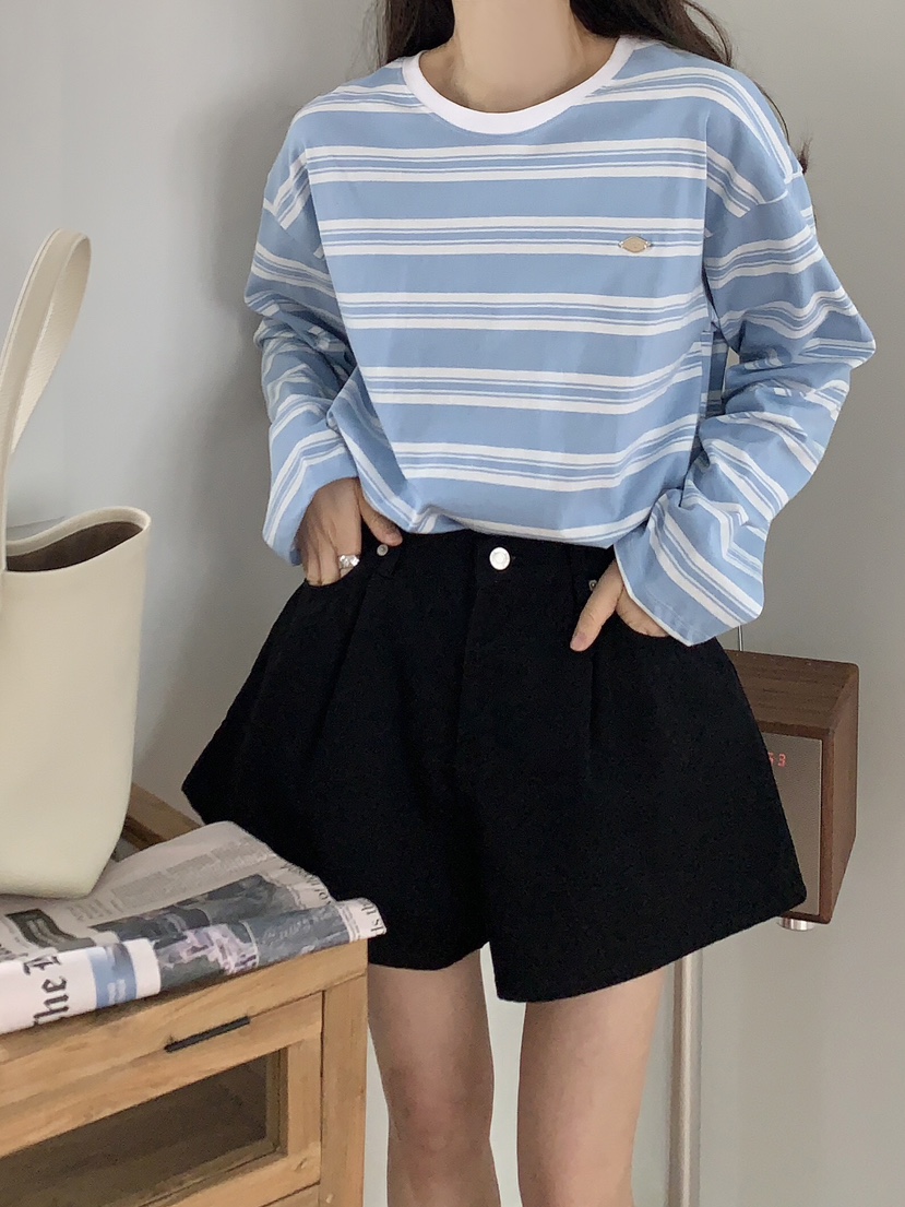 FORMSTUDIO韓國直郵女裝新品人氣職業熱賣休閑時尚短褲喇叭FORMSTUDIO短褲