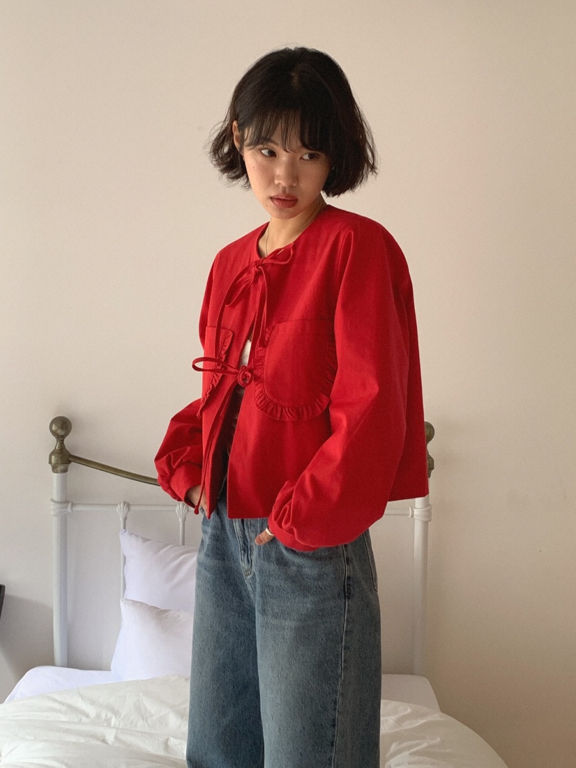 SLAT韓國直郵女士新品熱賣推薦人氣休閑25春夏職業真品夾克SLAT夾克