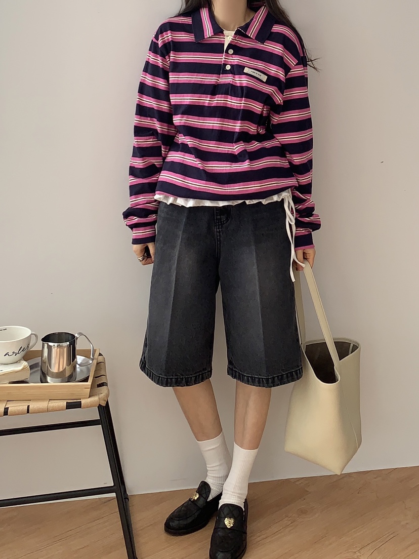 FORMSTUDIO東大門實拍女士新品時尚人氣職業真品熱賣短褲喇叭FORMSTUDIO短褲