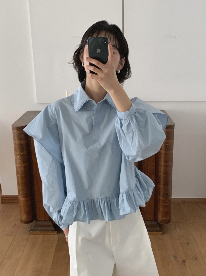 SLAT東大門直郵女士新款人氣熱賣職業真品時尚休閑襯衫蕾絲衫SLAT襯衫/蕾絲衫