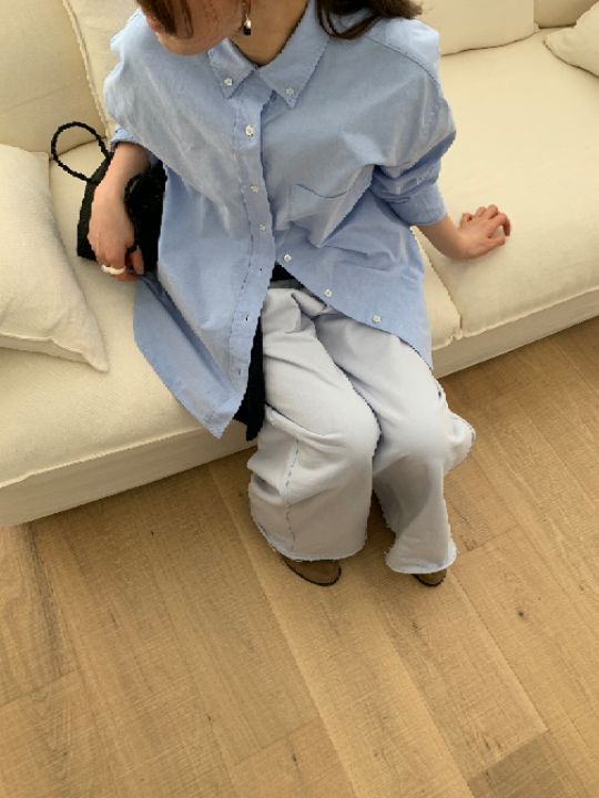 MARE韓國直郵女士新品時尚職業25春夏推薦人氣真品襯衫蕾絲衫MARE襯衫/蕾絲衫