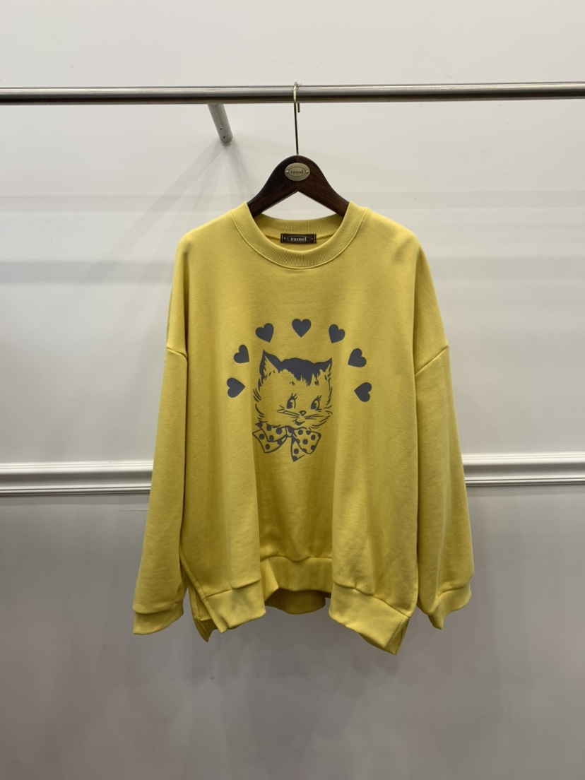 CAMEL-P（此品牌名稱會遭售假投訴，建議淘寶店鋪商品名稱中不要使用）東大門代購女士新款真品衛衣可愛的Came_l 家衛衣圖色1