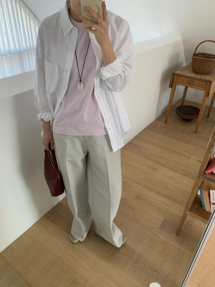 MARE東大門實拍女裝新品時尚職業熱賣人氣25春夏推薦休閑T恤MARET恤