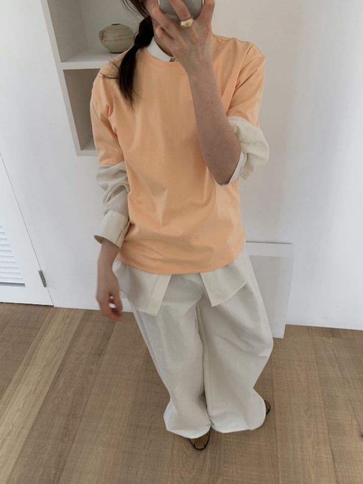 MARE東大門實拍女裝新品時尚職業熱賣人氣25春夏推薦休閑T恤MARET恤圖色2