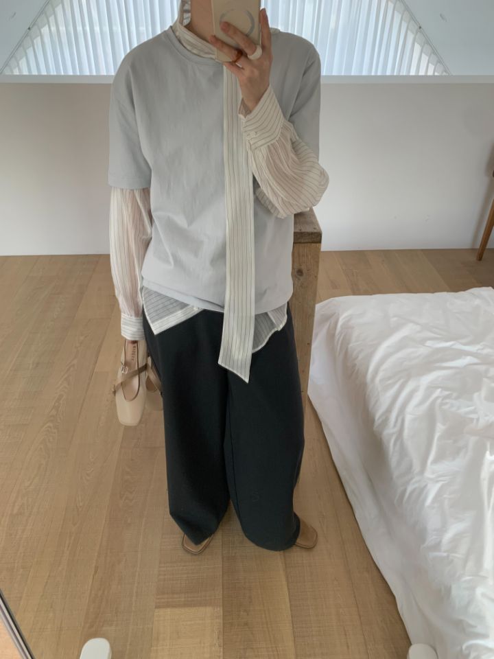 MARE東大門實拍女裝新品時尚職業熱賣人氣25春夏推薦休閑T恤MARET恤圖色3
