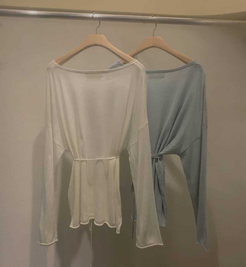 DARLUZ_MI韓國直郵女士新品人氣時尚休閑熱賣職業針織衫含腰繩DARLUZ_MI針織衫