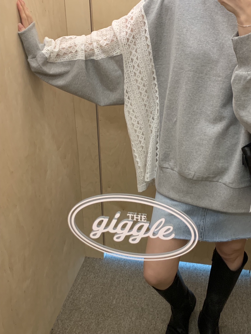 GIGGLE韓國直郵女裝新品真品人氣職業推薦時尚休閑25春夏衛衣GIGGLE衛衣