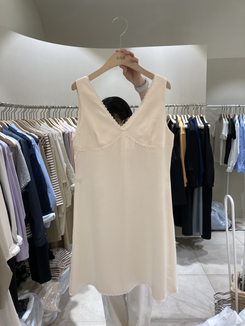 FLEUR-P韓國代購女裝新款時尚休閑真品職業熱賣連衣裙褶皺FLEUR連衣裙圖色2