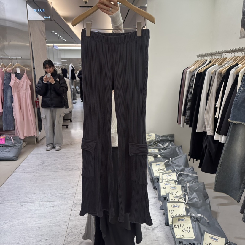 CHAV東大門實拍女士新款休閑25春夏職業推薦人氣時尚休閑褲CHAV休閑褲圖色2