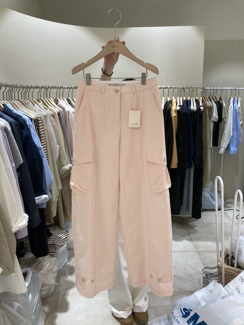 FLEUR-P東大門直郵女士新品人氣職業熱賣25春夏休閑休閑褲FLEUR休閑褲圖色3