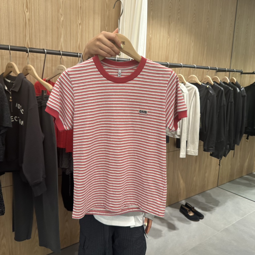 STAYFELT/OF NOTE韓國代購女裝新款25春夏休閑人氣職業T恤OF NOTE/STAYFELTT恤圖色1