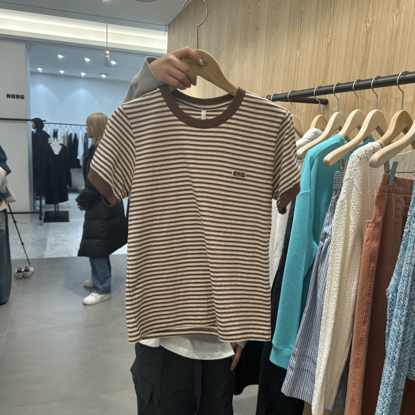 STAYFELT/OF NOTE韓國代購女裝新款25春夏休閑人氣職業T恤OF NOTE/STAYFELTT恤圖色2