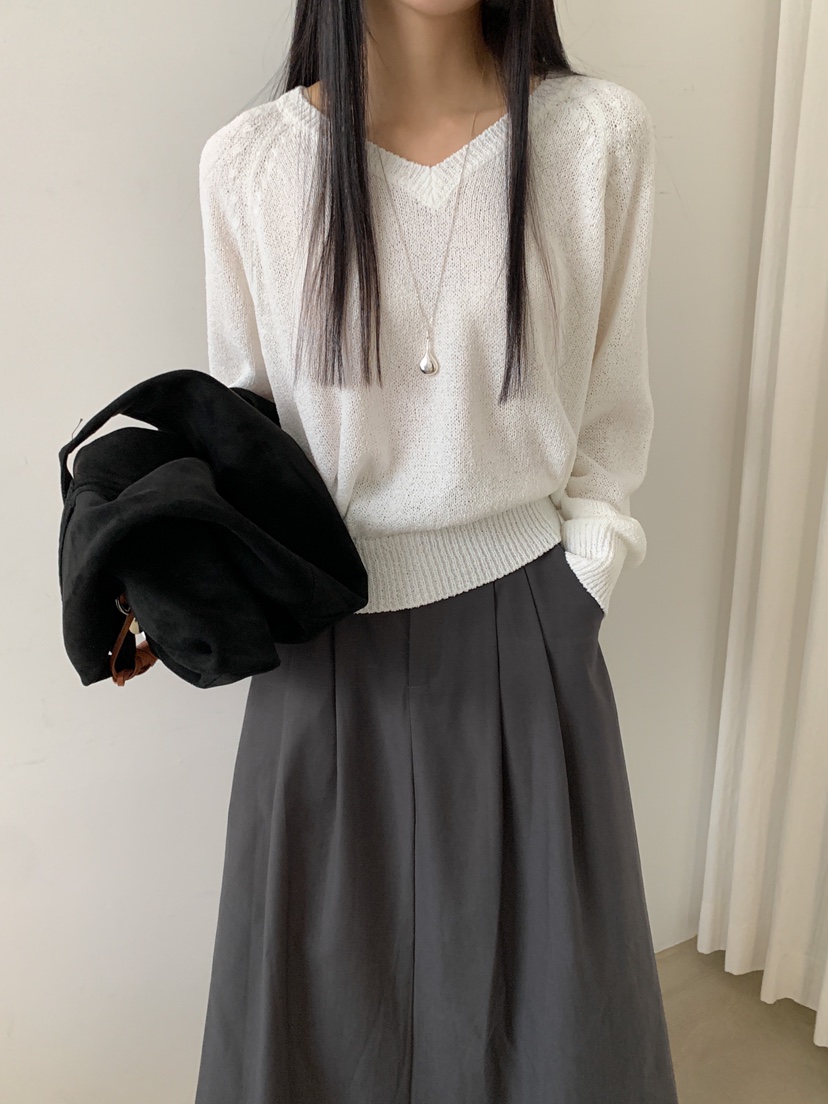 GOYOU東大門直郵女士新品推薦休閑真品職業25春夏時尚針織衫de goyou針織衫圖色2