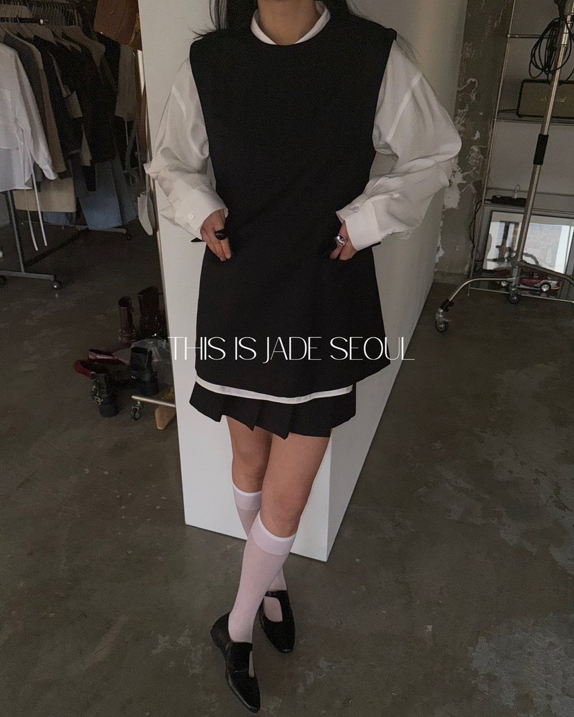 JADEMARKET韓國直郵女裝新品時尚25春夏休閑職業熱賣吊帶背心JADE MARKET吊帶/背心