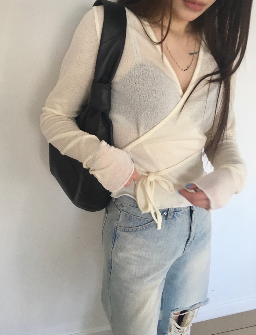 CEDARWOOD韓國直郵女裝新款真品職業25春夏休閑推薦時尚針織衫CEDARWOOD針織衫