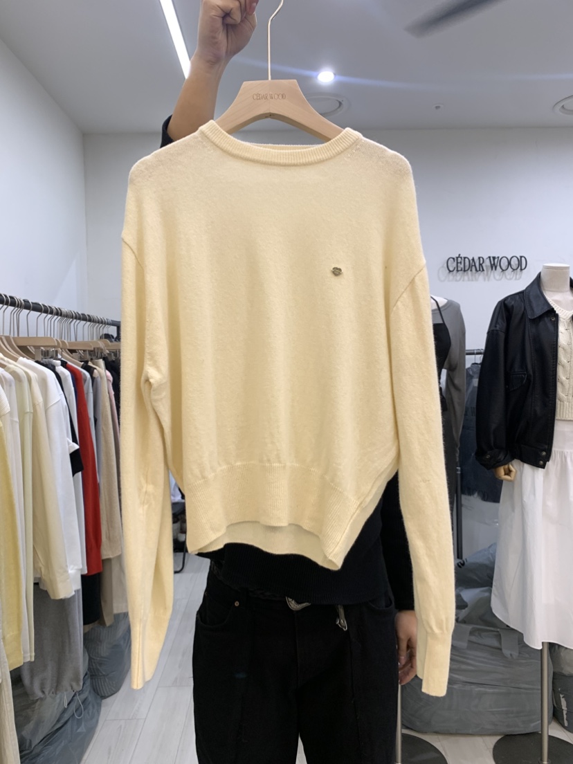 CEDARWOOD韓國代購女裝新品推薦真品熱賣職業25春夏針織衫羊駝毛CEDARWOOD針織衫圖色3