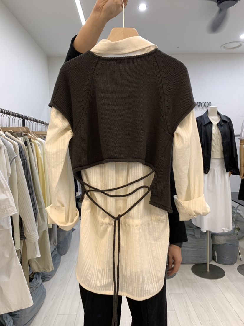 CEDARWOOD韓國代購女裝新品25春夏熱賣人氣推薦職業真品針織衫CEDARWOOD針織衫