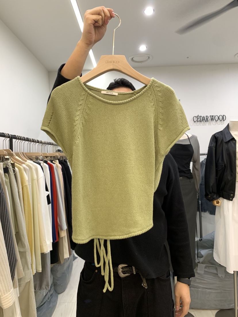 CEDARWOOD韓國代購女裝新品25春夏熱賣人氣推薦職業真品針織衫CEDARWOOD針織衫圖色3