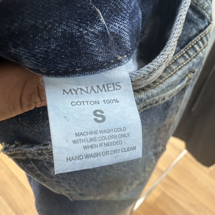 MYNAMEIS東大門直郵女士新品熱賣職業推薦人氣時尚真品牛仔褲MYNAMEIS牛仔褲