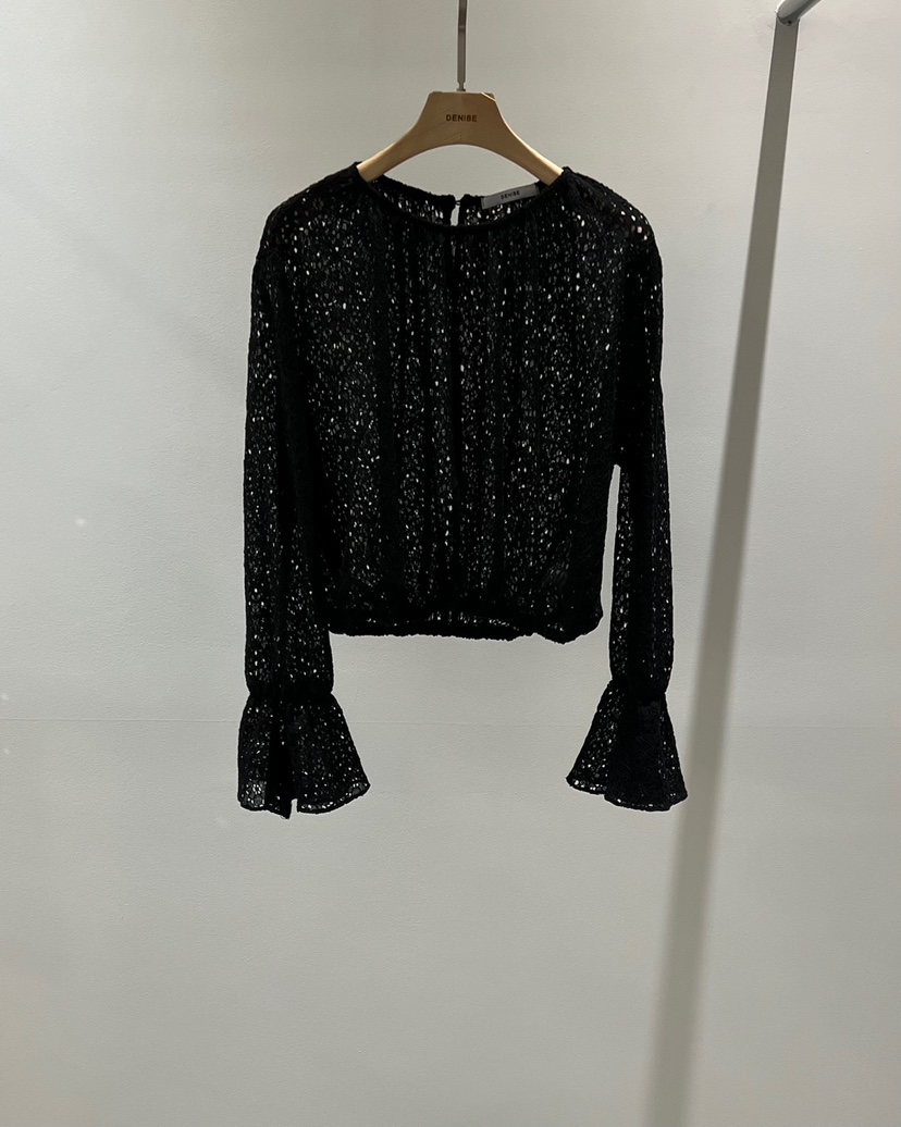DENISE東大門實拍女士新品推薦時尚熱賣休閑襯衫蕾絲衫蕾絲DENISE襯衫/蕾絲衫圖色3