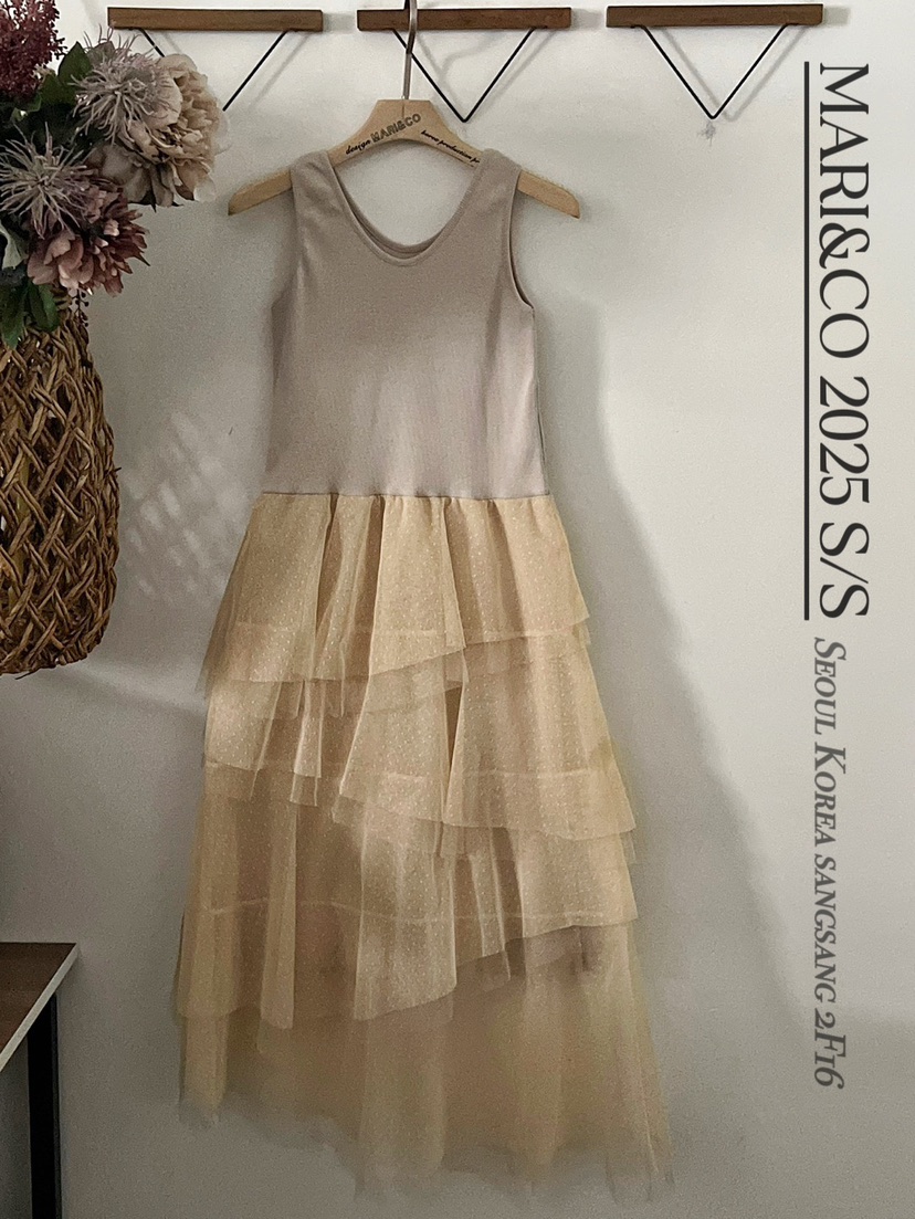 MARI CO東大門實拍女裝新品25春夏真品時尚熱賣推薦連衣裙MARI CO連衣裙