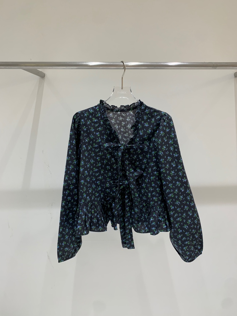 FABRIC韓國代購女士新品25春夏時尚真品職業人氣襯衫蕾絲衫FABRIC襯衫/蕾絲衫圖色2