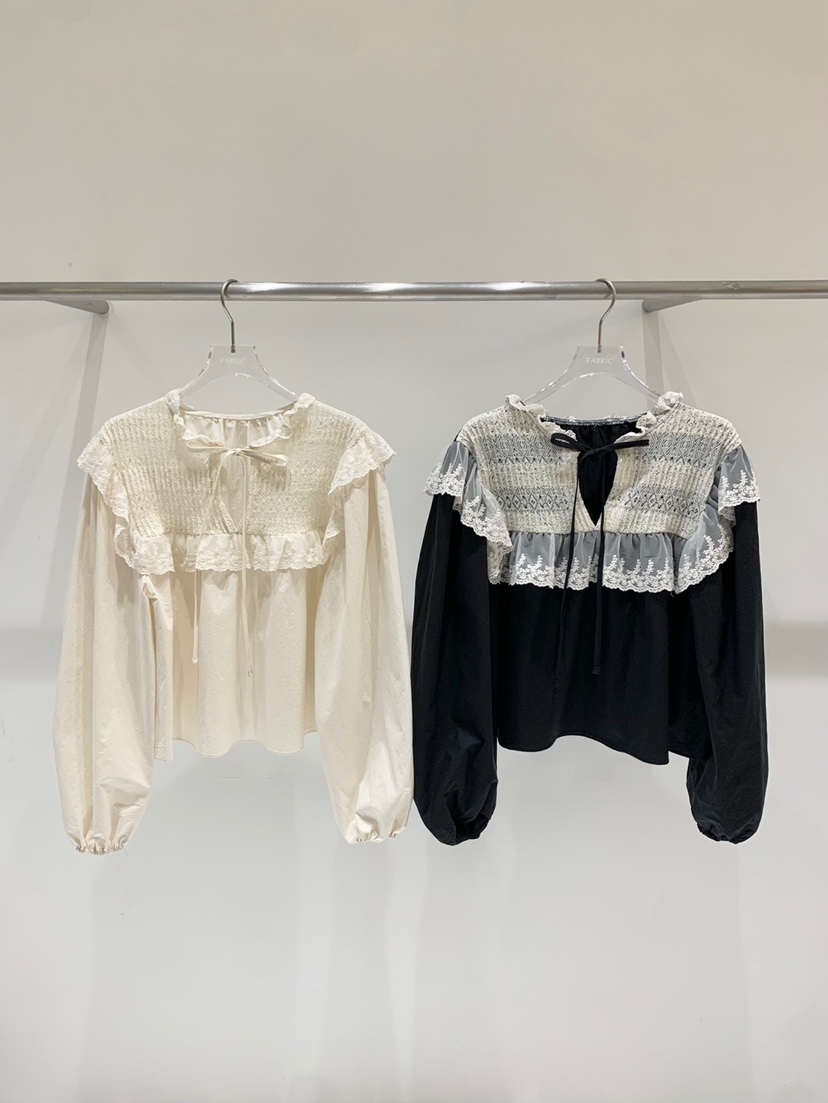 FABRIC東大門直郵女裝新品休閑職業真品熱賣人氣襯衫蕾絲衫FABRIC襯衫/蕾絲衫