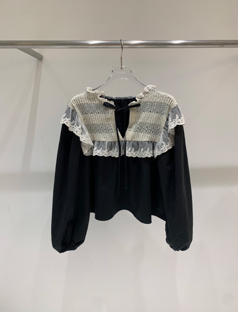 FABRIC東大門直郵女裝新品休閑職業真品熱賣人氣襯衫蕾絲衫FABRIC襯衫/蕾絲衫圖色2