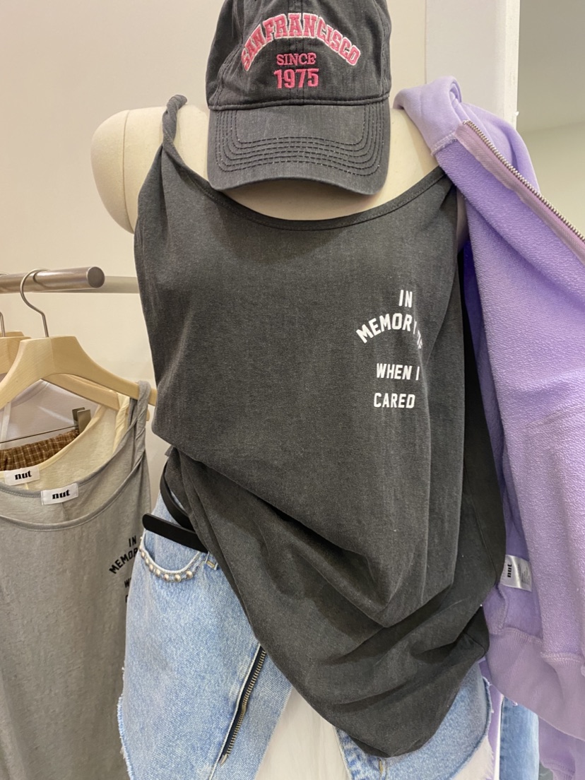NUT東大門代購女士新品人氣熱賣職業時尚推薦休閑25春夏吊帶背心NUT吊帶/背心圖色3