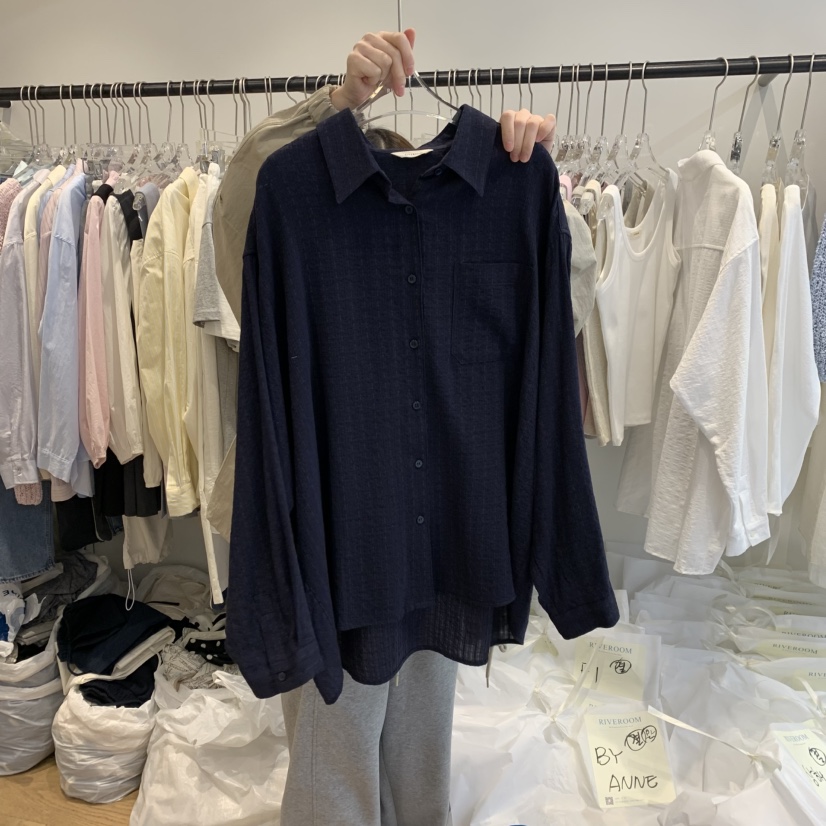RIVEROOM東大門實拍女士新品人氣職業休閑時尚真品襯衫蕾絲衫RIVEROOM襯衫/蕾絲衫圖色2