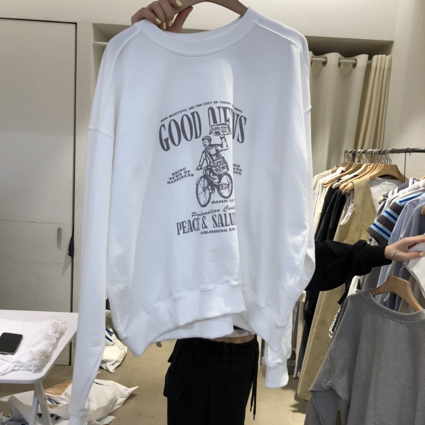 IR BIEN東大門代購女士新品時尚25春夏真品休閑職業推薦衛衣ir bien-A衛衣圖色2